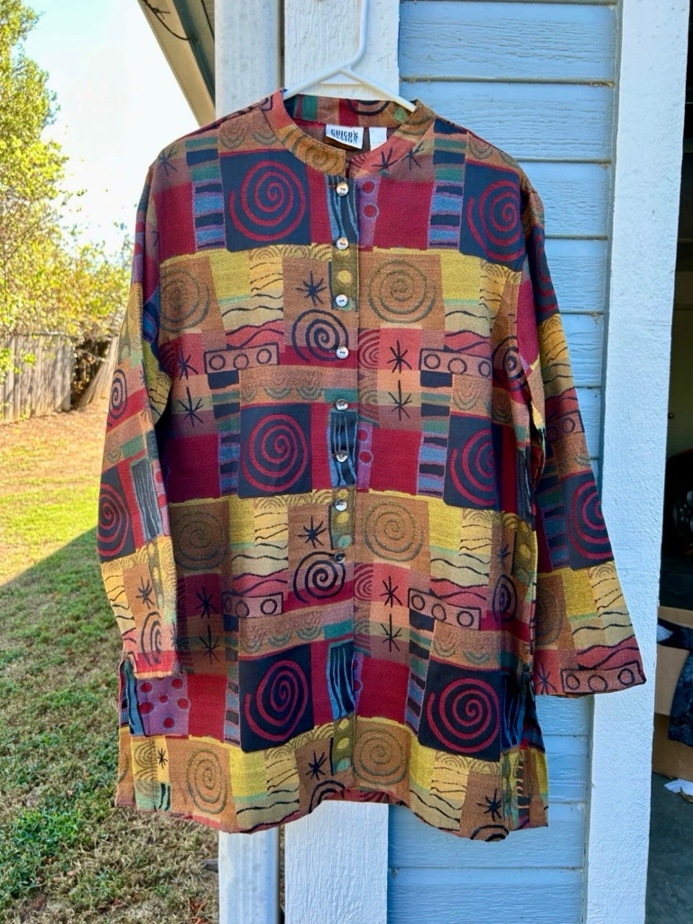 Vintage Chico’s Design Art to Wear Tapestry Jacket Sz 3 NWT Y2K Boho Rare